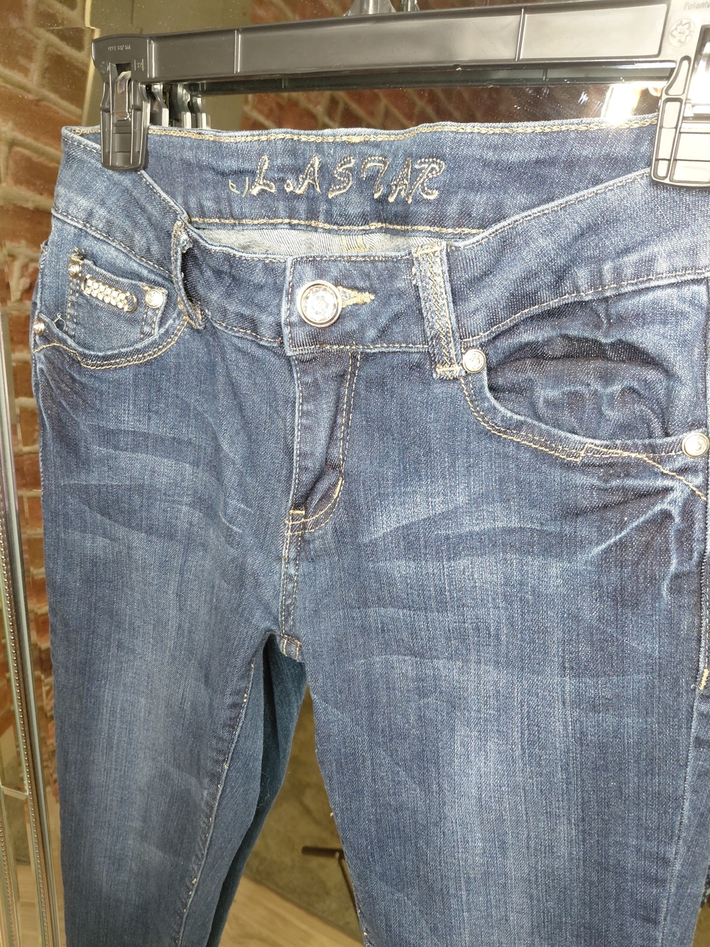 L.A. STAR RINESTONED JEANS - Picture 3 of 15